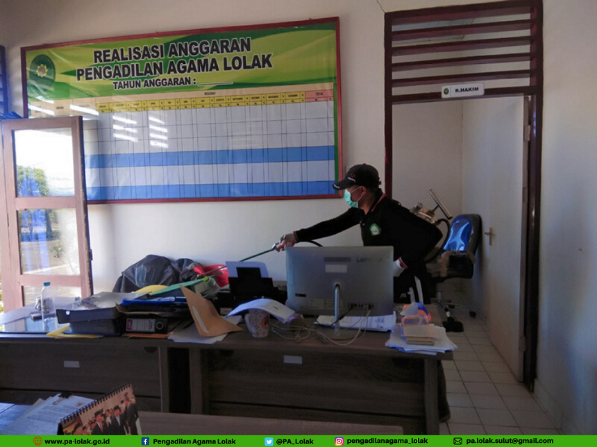 Disinfektan R. Kesekretariatan