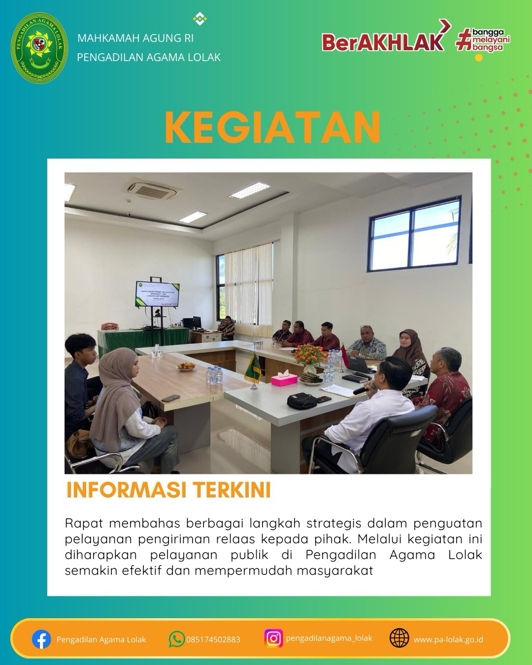 Monev Dengan PT. Pos Kotamobagu 2