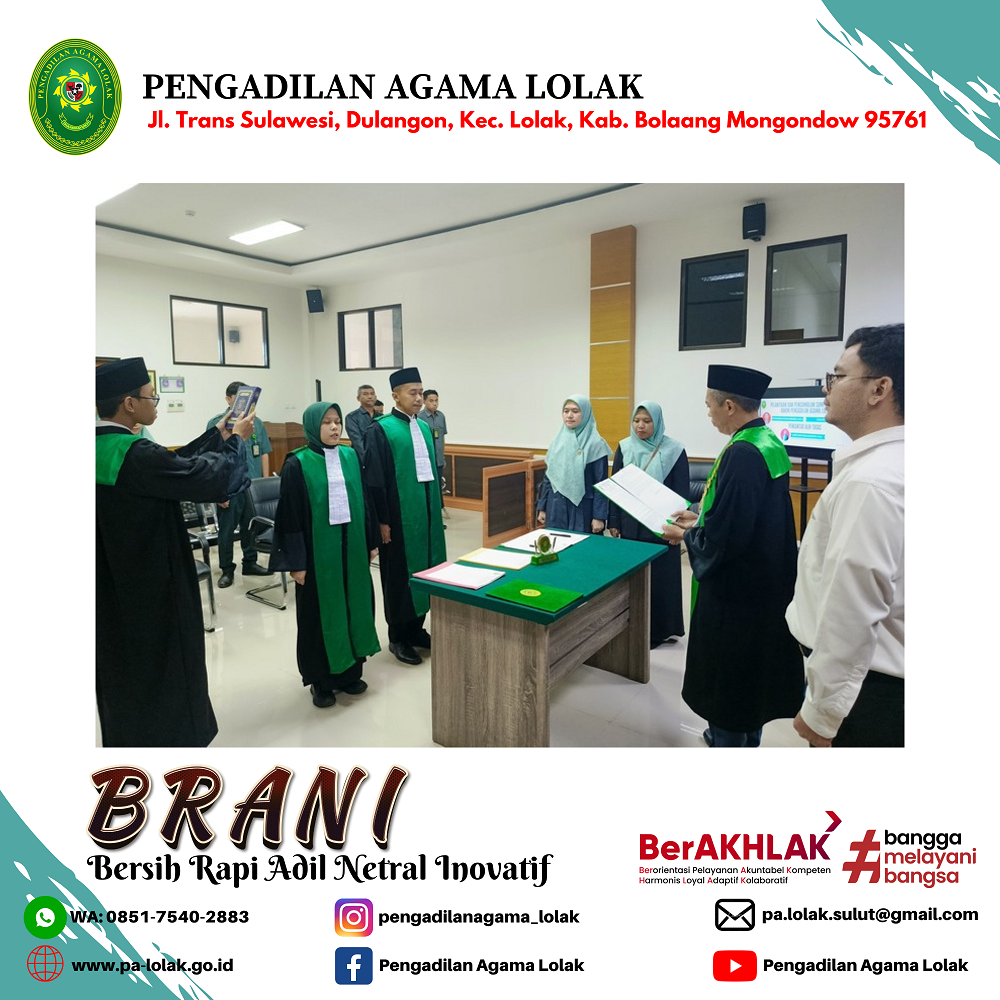 pelantikan hakim 1